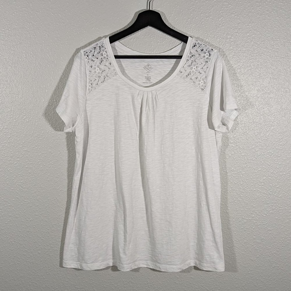 St. Johns Bay Women's 1X Short Sleeve Top